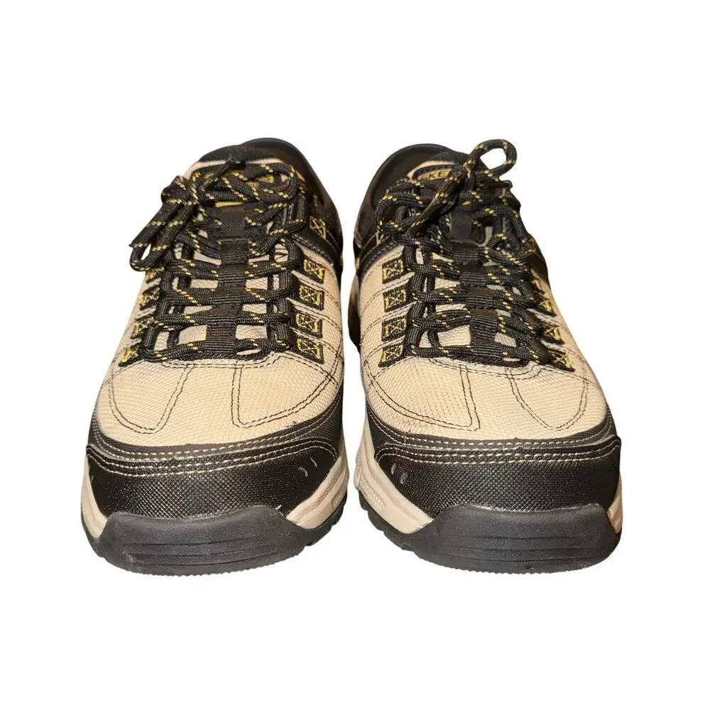 Skechers Slip Ins Summits All Terrain Sneakers Men's Sz 8.5 Extra Wide Tan Black
